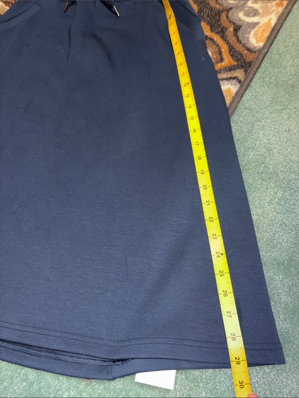 lululemon athletica Navy A-Line Drawstring Skirt w/ sleeveless Top - Picture 10 of 13